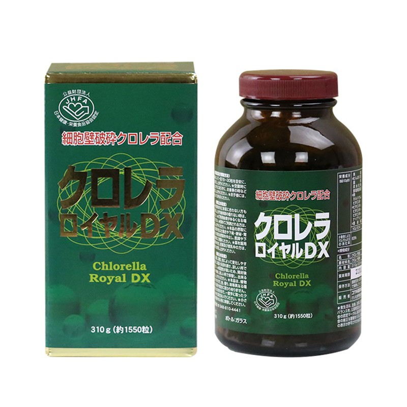 Tảo lục Chlorella Royay DX xuất xứ Nhật Bản 1550 viên